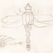 Robotic Dragonfly Sketches